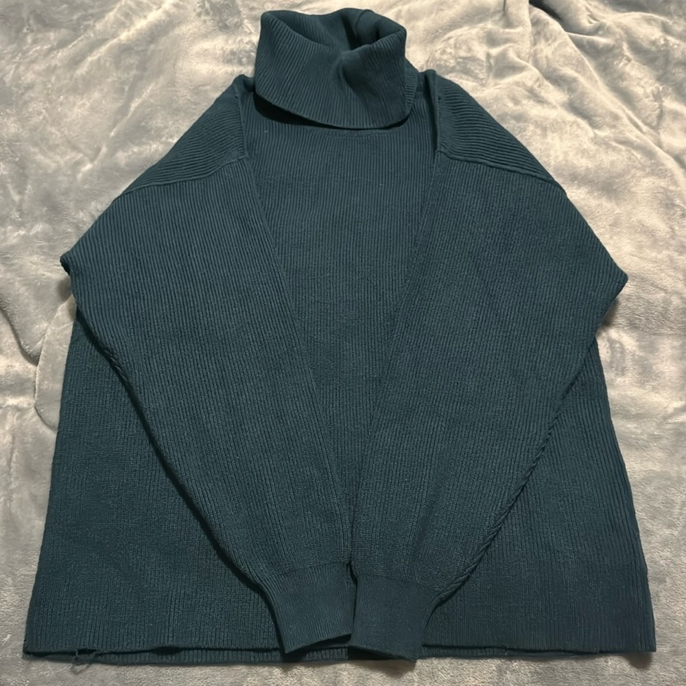 Free People oversized turtleneck sweater